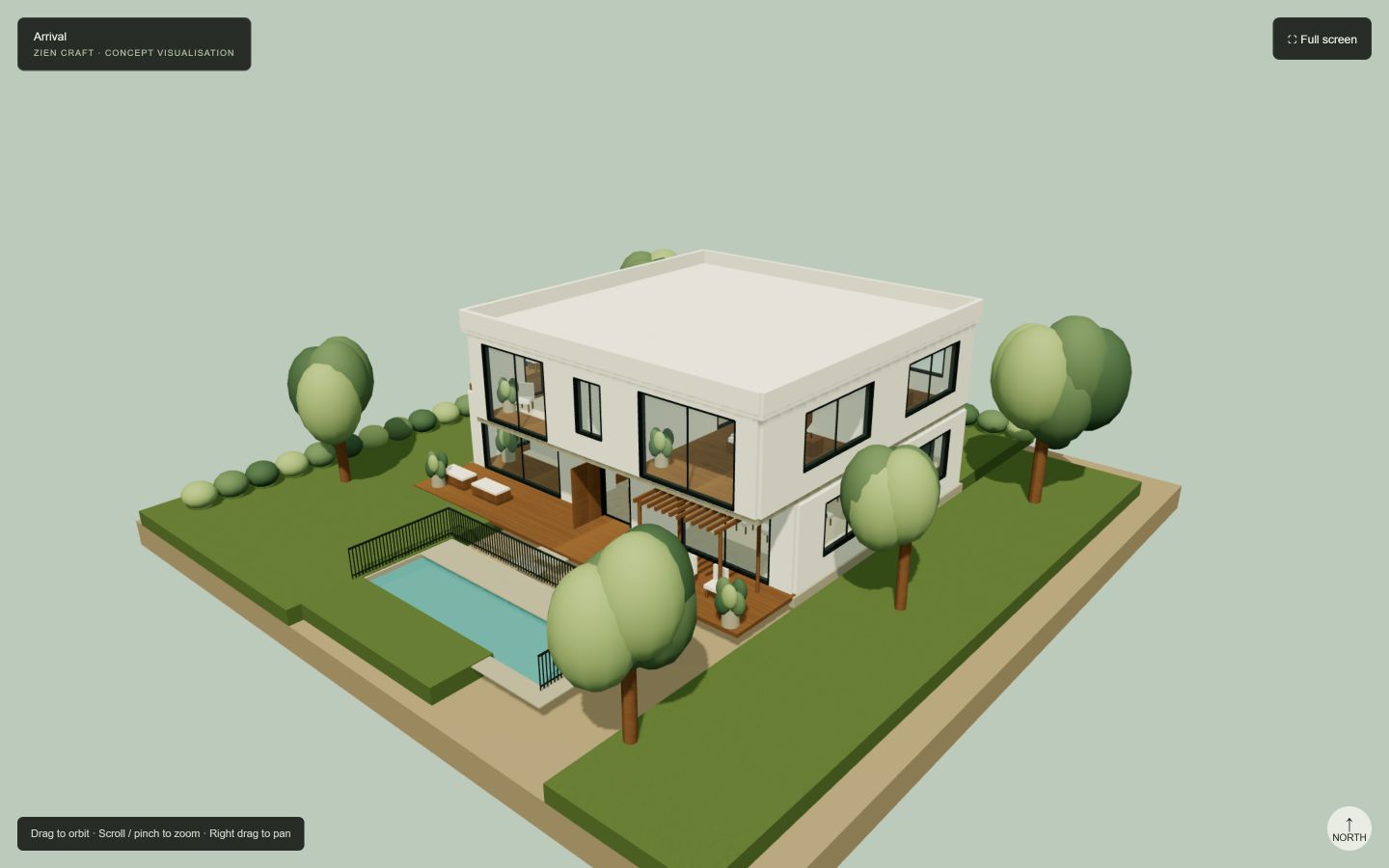 The Courtyard Villa — Concept preview